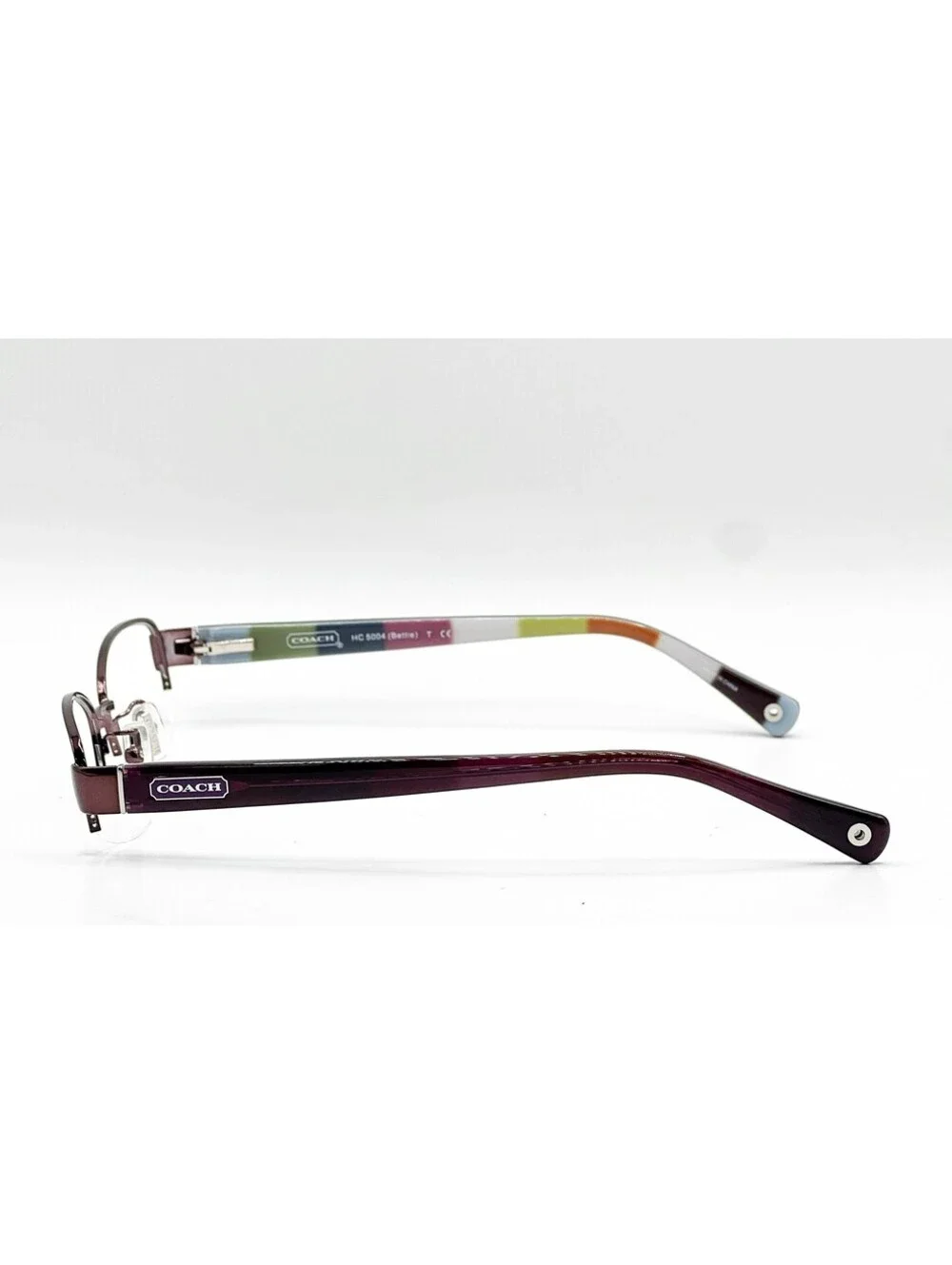Coach HC 5004 9032 Purple Rectangle Authentic Eyeglass Frames 51-16